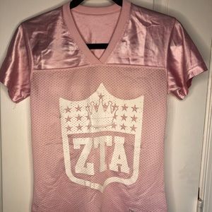 Zeta Tau Alpha football jersey